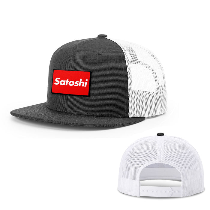 Snapback Flatbill / Black and White / One Size