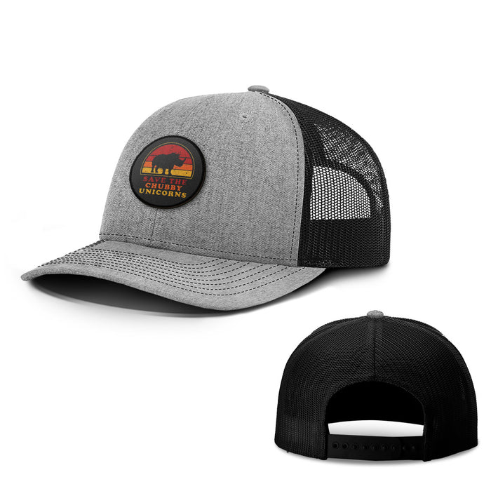 Save the Chubby Unicorns Patch Hats - BustedTees.com