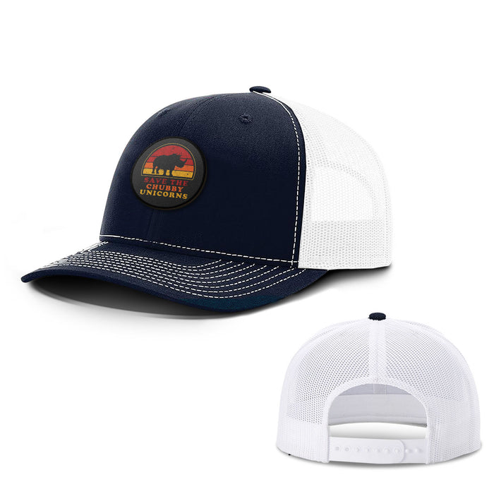 Save the Chubby Unicorns Patch Hats - BustedTees.com