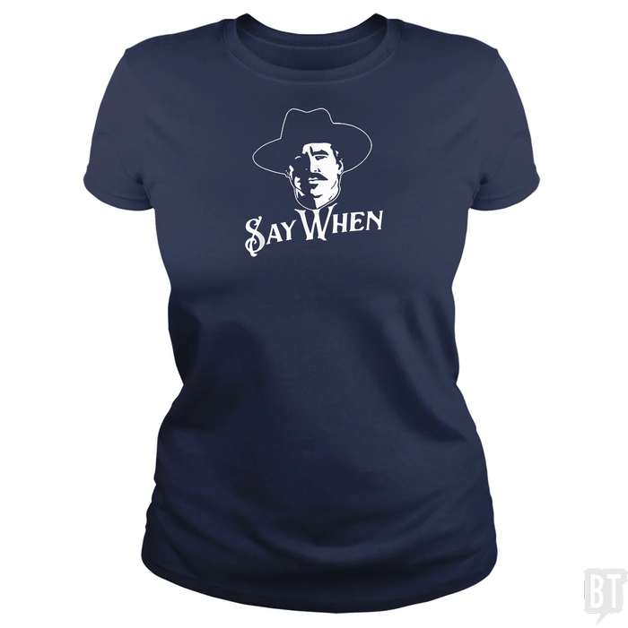 Classic Ladies Tee / Navy Blue / S