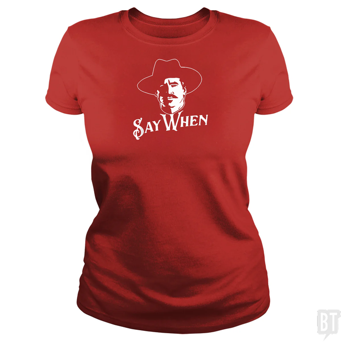 Classic Ladies Tee / Red / S