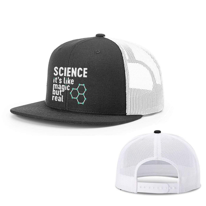 Snapback Flatbill / Black and White / One Size