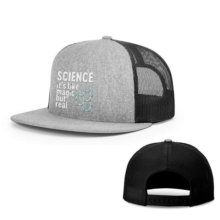 Snapback Flatbill / Heather and Black / One Size