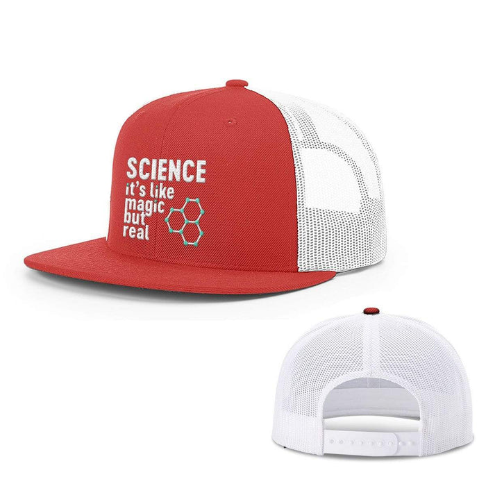 Snapback Flatbill / Red and White / One Size