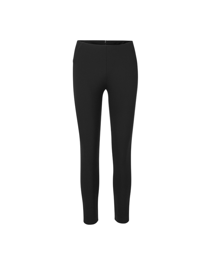 Veronica Beard Scuba Slim-Fit Pant - Black
