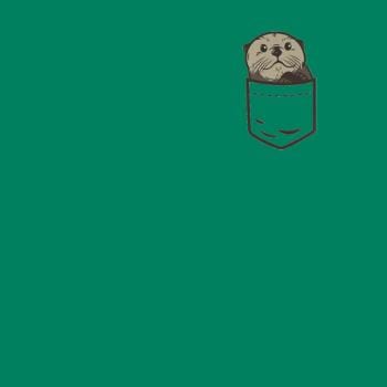 Sea Otter Pocket Animal Hoodie