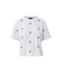 Veronica Beard Sebastian Embellished T-Shirt - White