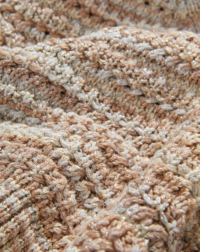 Veronica Beard Selwyn Knit Tank Top - Beige Multi