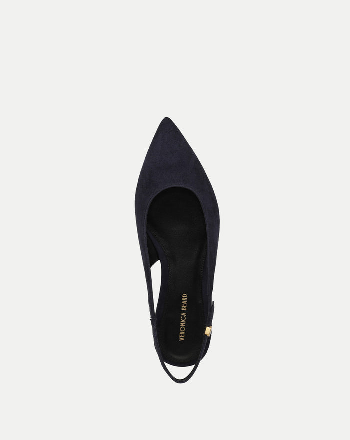 Veronica Beard Shina Slingback Flat - Navy