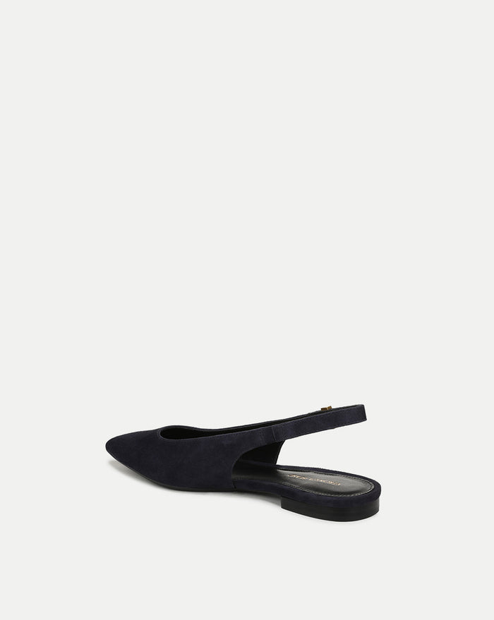 Veronica Beard Shina Slingback Flat - Navy