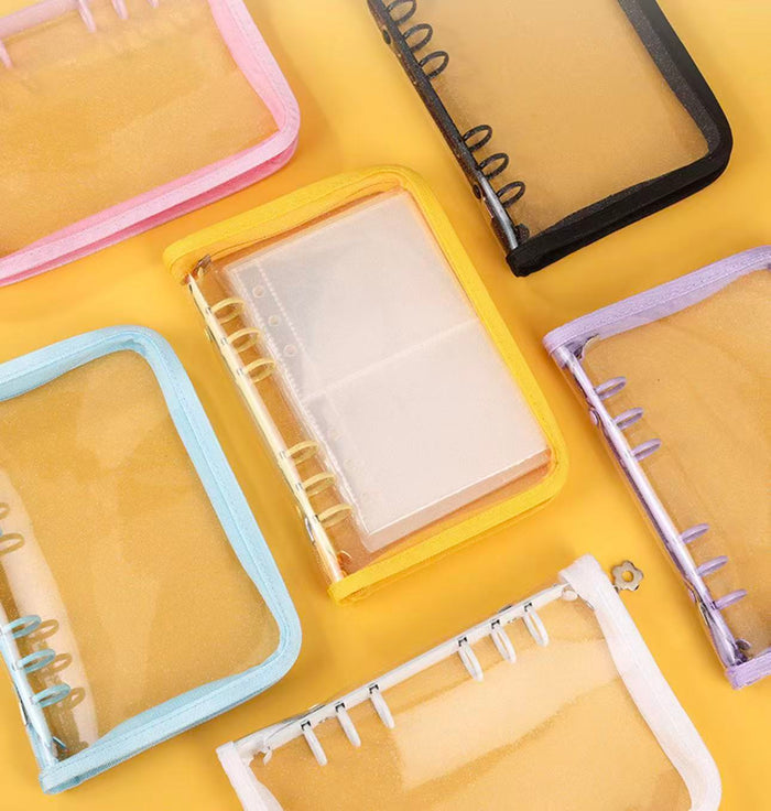 shiny and transparet binder