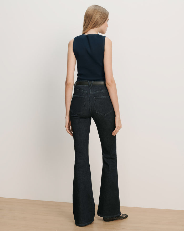 Veronica Beard Sid Crewneck Top - Navy