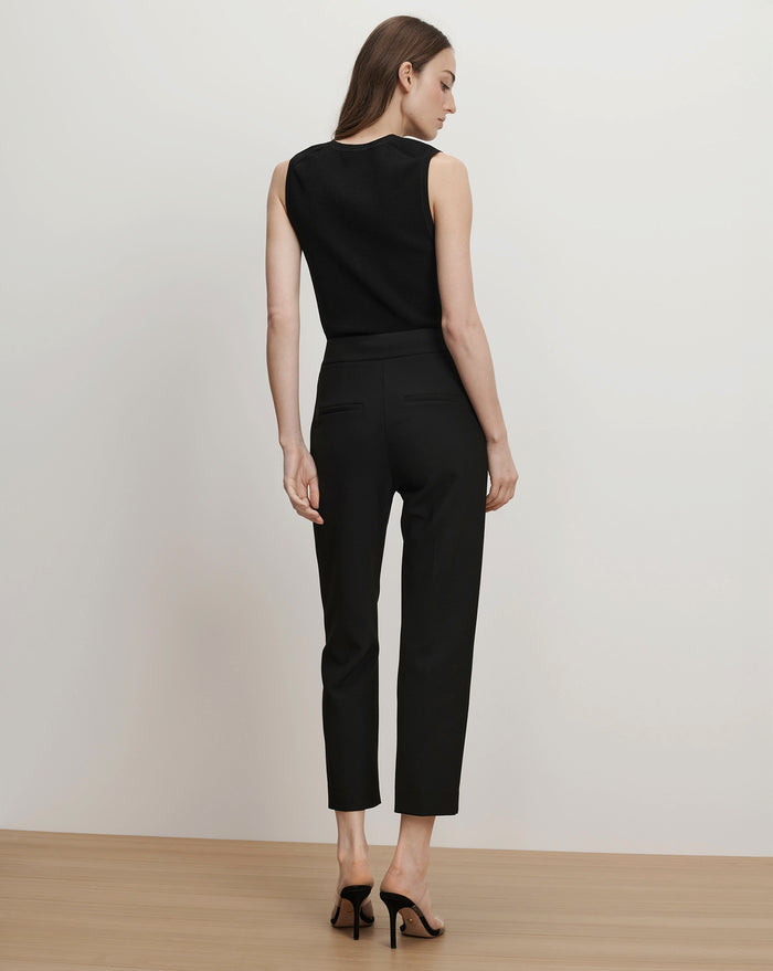 Veronica Beard Sid Knit Tank Top - Black