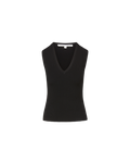 Veronica Beard Sid Knit Tank Top - Black