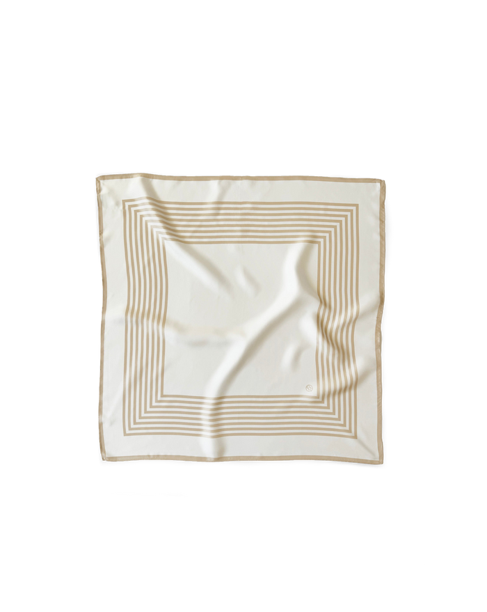 Silk Striped Scarf