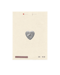 Veronica Beard Silver Heart Wish Card Silver