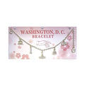 Silver Washington DC Monuments Bracelet