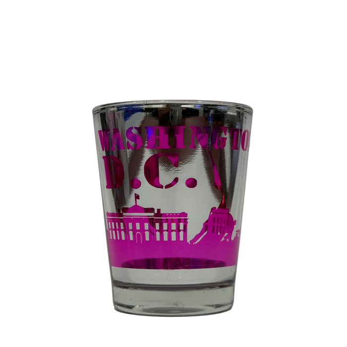 Silver Washington DC Shot Glasses