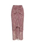 Veronica Beard Sira Floral Midi Skirt - Orchid Haze Multi