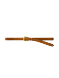 Slim Arch Suede Belt