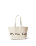 Veronica Beard Small Canvas Logo Tote Natural