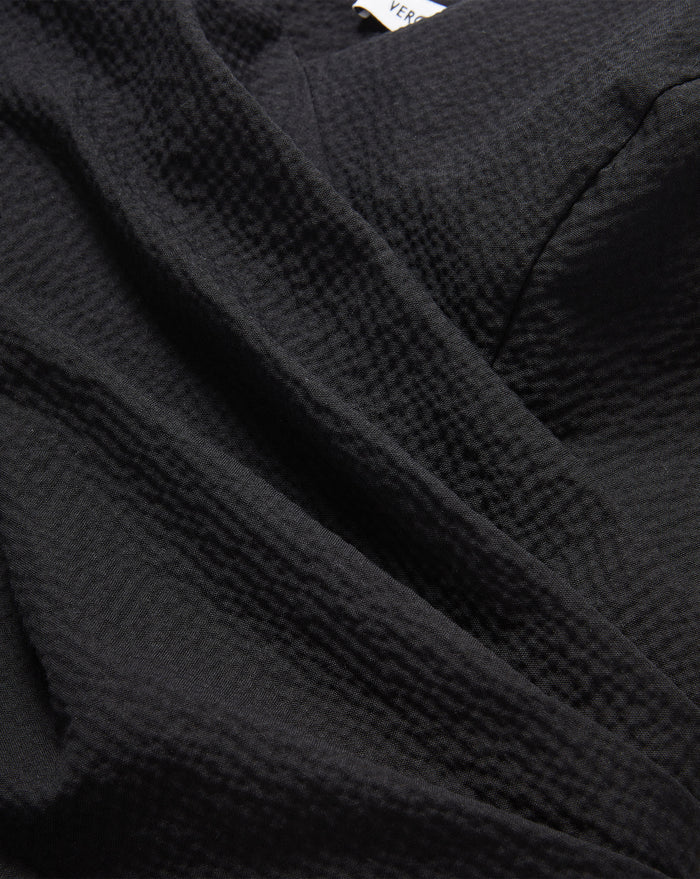 Veronica Beard Solange Wrap Top - Black
