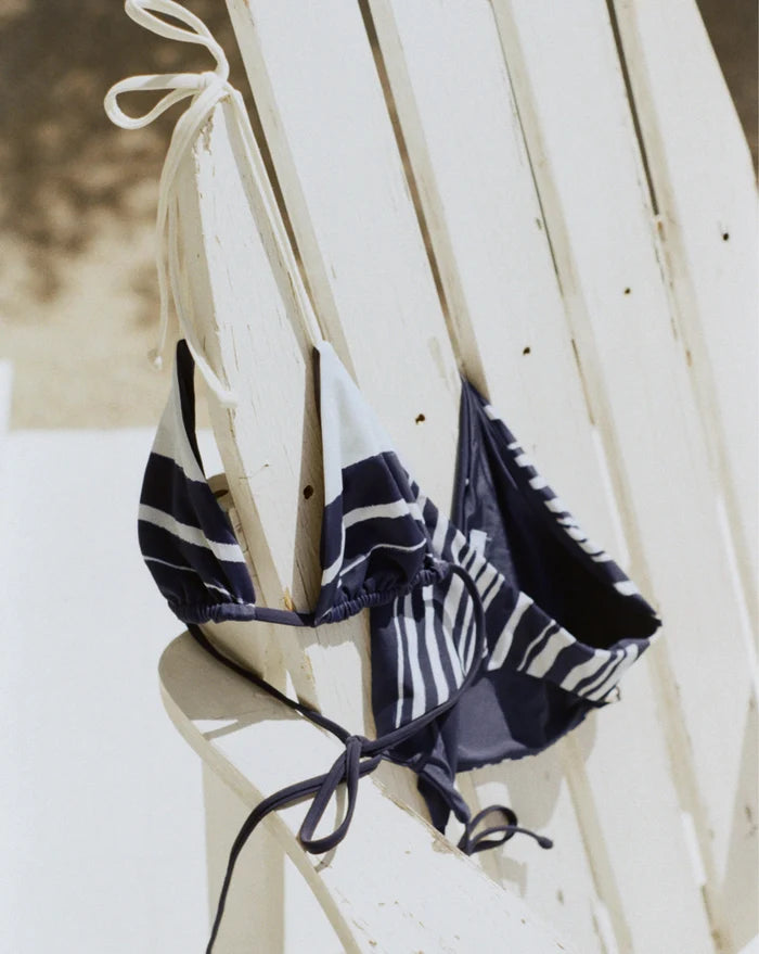 Veronica Beard Solara Bikini Bottom - Navy Multi