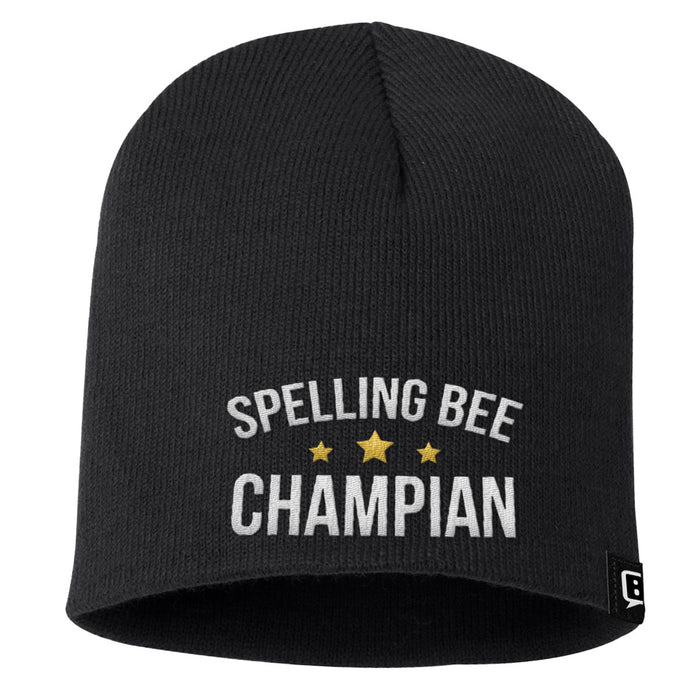 Spelling Bee Champion Beanies - BustedTees.com