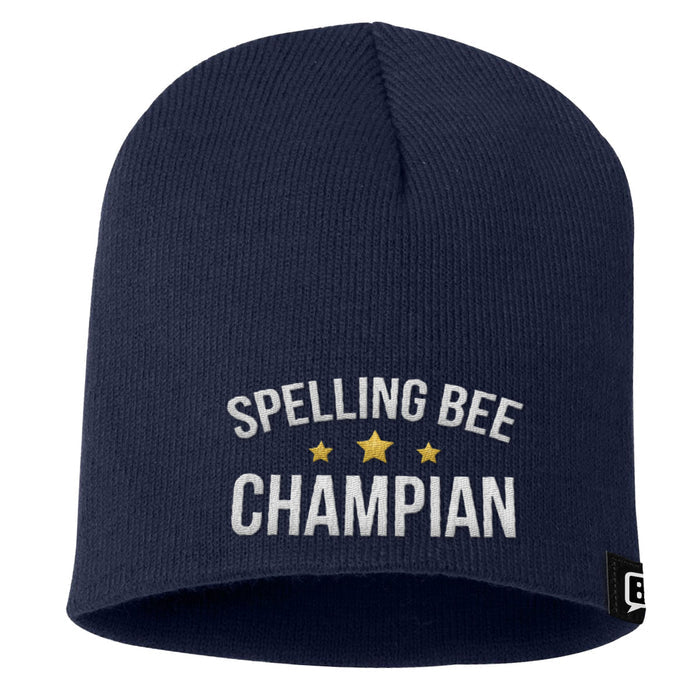 Spelling Bee Champion Beanies - BustedTees.com
