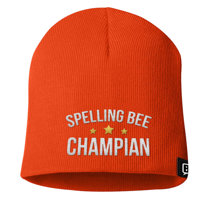 Spelling Bee Champion Beanies - BustedTees.com