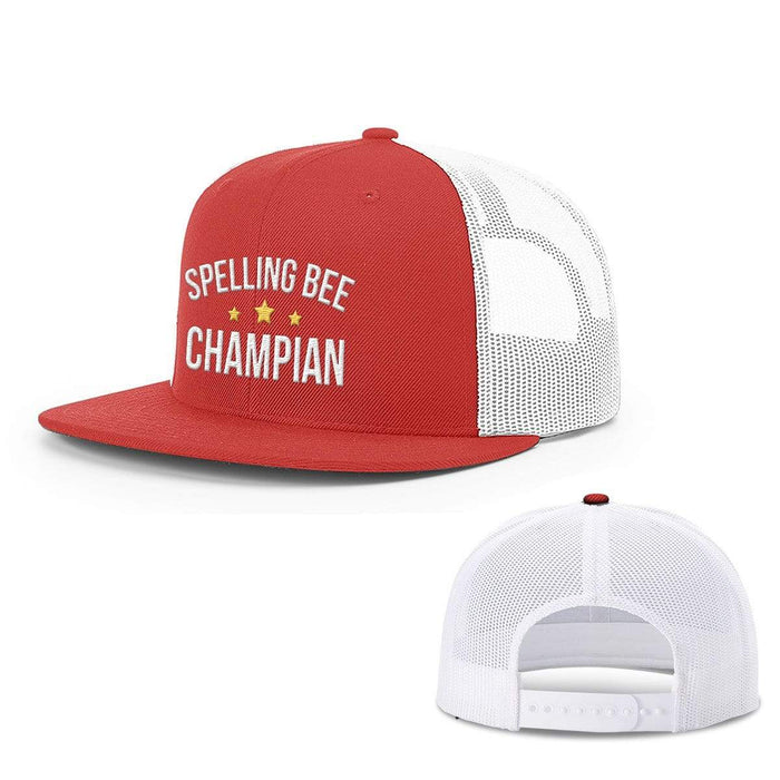 Snapback Flatbill / Red and White / One Size