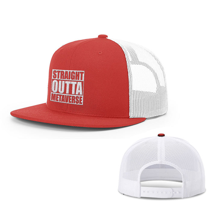 Snapback Flatbill / Red and White / One Size