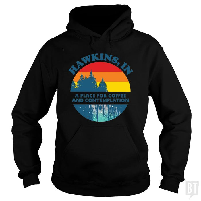 STRANGER THINGS ? Hawkins, IN - BustedTees.com