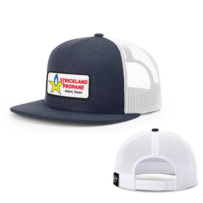 Snapback Flatbill / Navy and White / One Size
