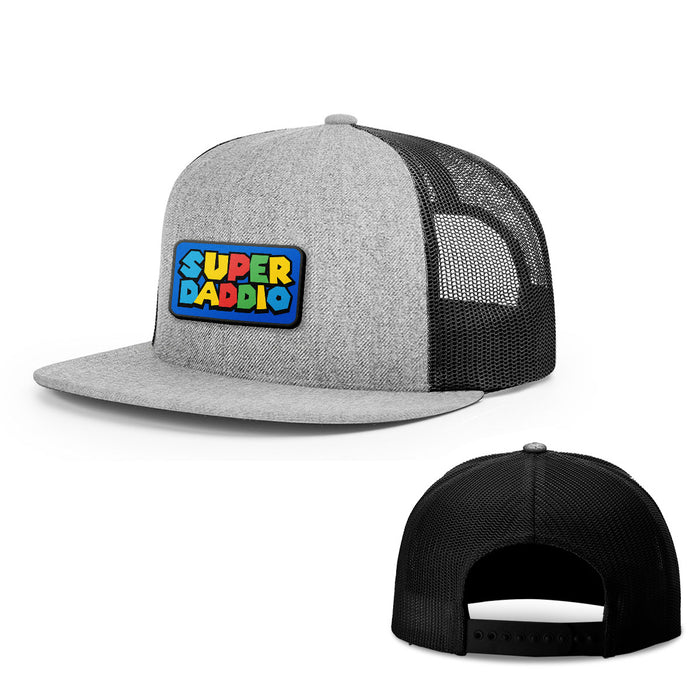 Snapback Flatbill / Heather and Black / One Size