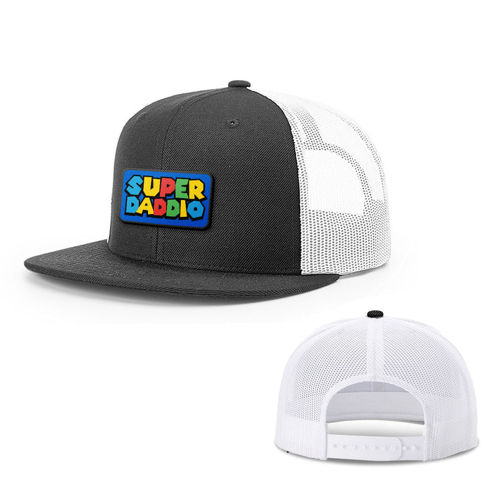 Snapback Flatbill / Black and White / One Size