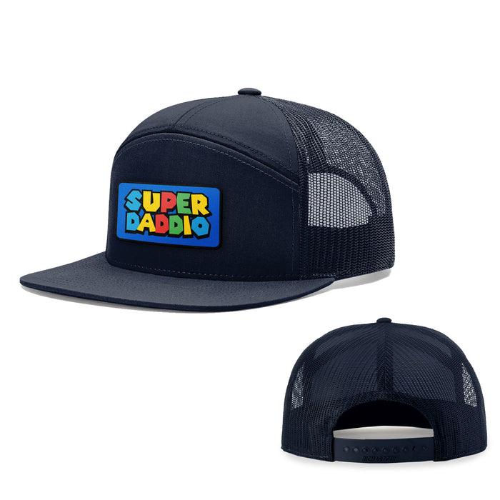 Seven-Panel Trucker Flatbill / Navy / One Size