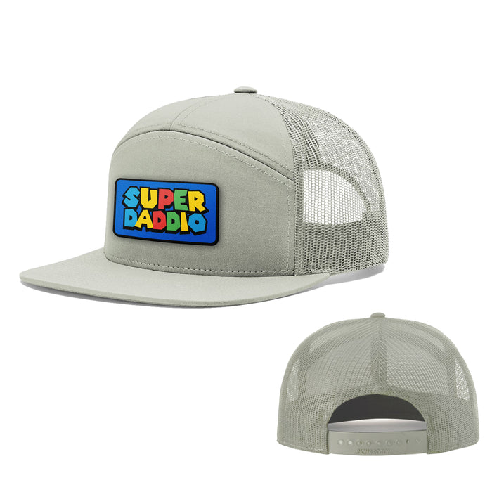 Seven-Panel Trucker Flatbill / Quarry / One Size