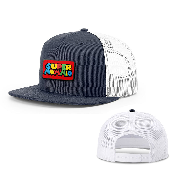 Snapback Flatbill / Navy and White / One Size