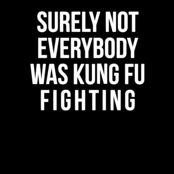 Surely Not Everybody Was Kung Fu Fighting Hoodie