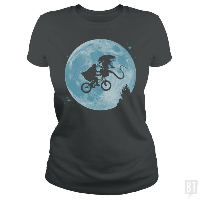 SunFrog-Busted Funky Hippo Classic Ladies Tee / Dark Heather / S Take Me Home