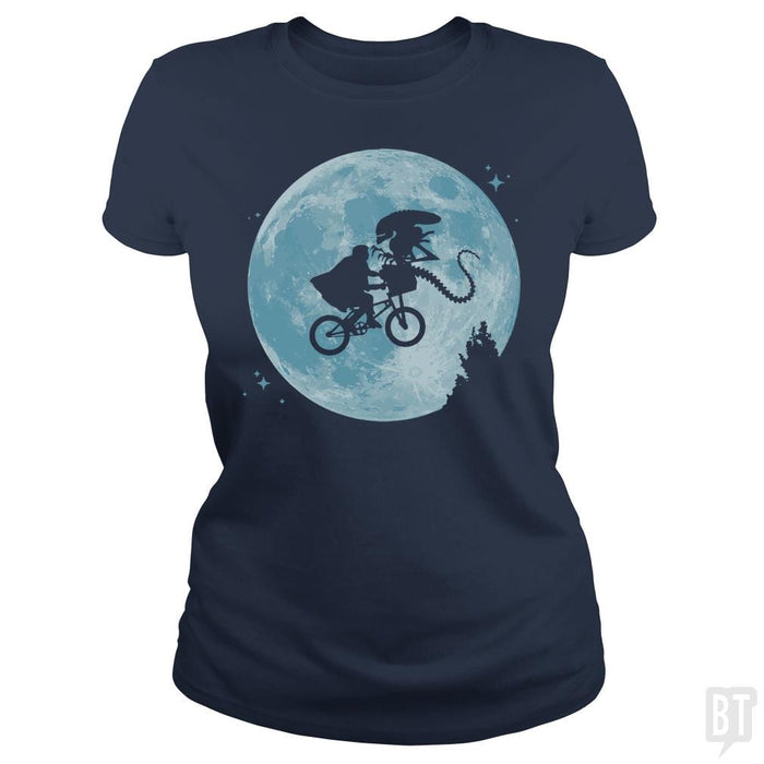 Classic Ladies Tee / Navy Blue / S