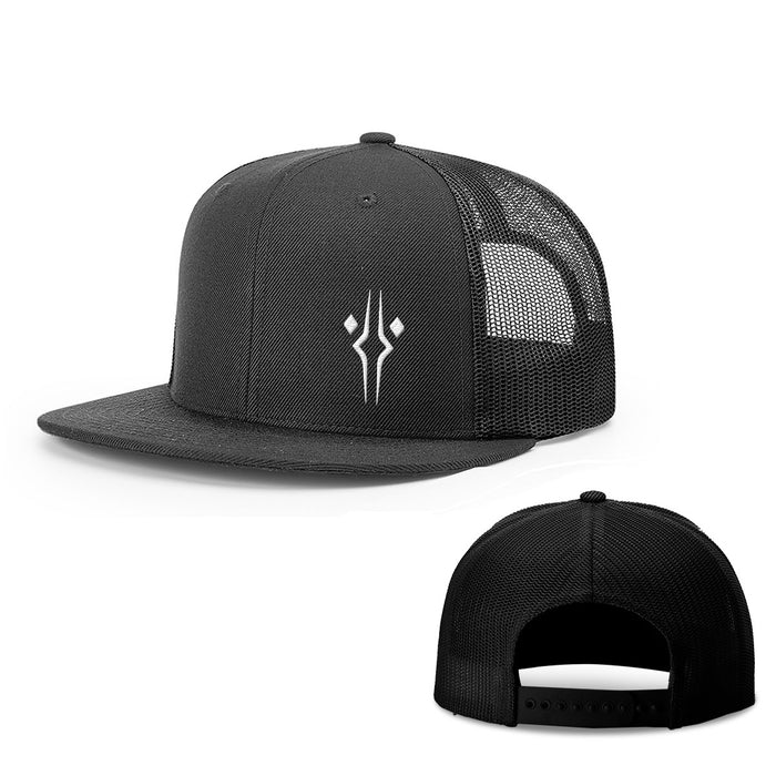 Snapback Flatbill / Full Black / One Size