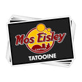Tatooine Mos Eisley Vinyl Sticker - BustedTees.com