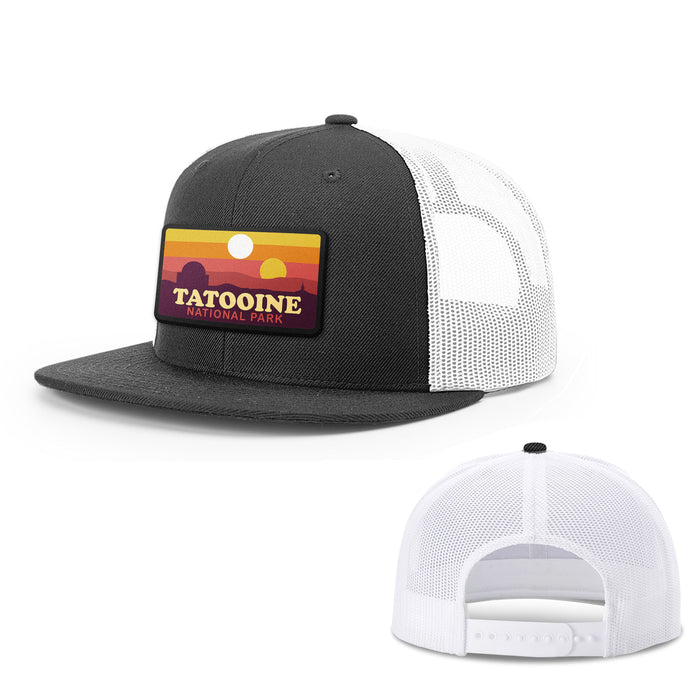 Snapback Flatbill / Black and White / One Size