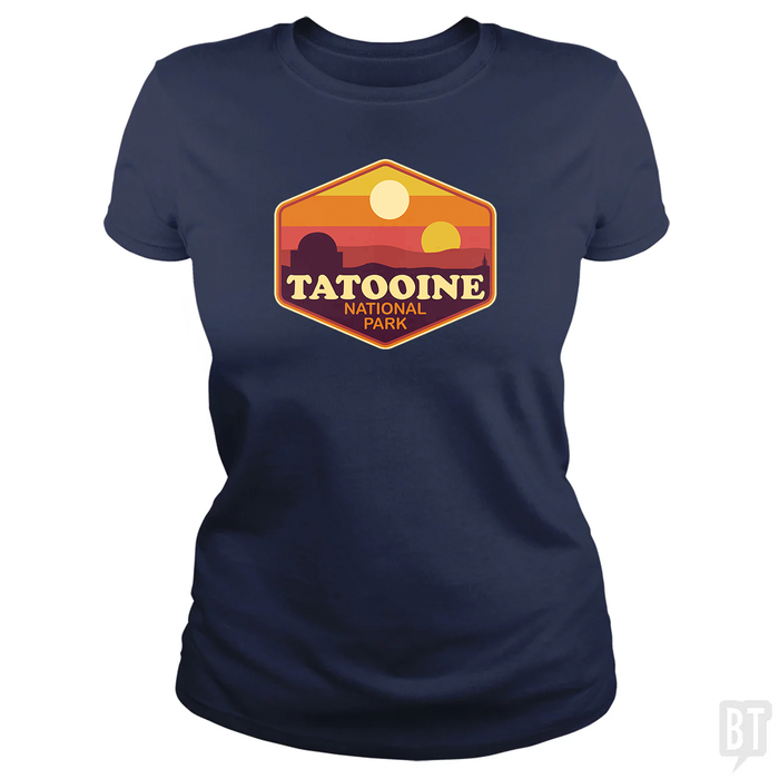 Classic Ladies Tee / Navy Blue / S