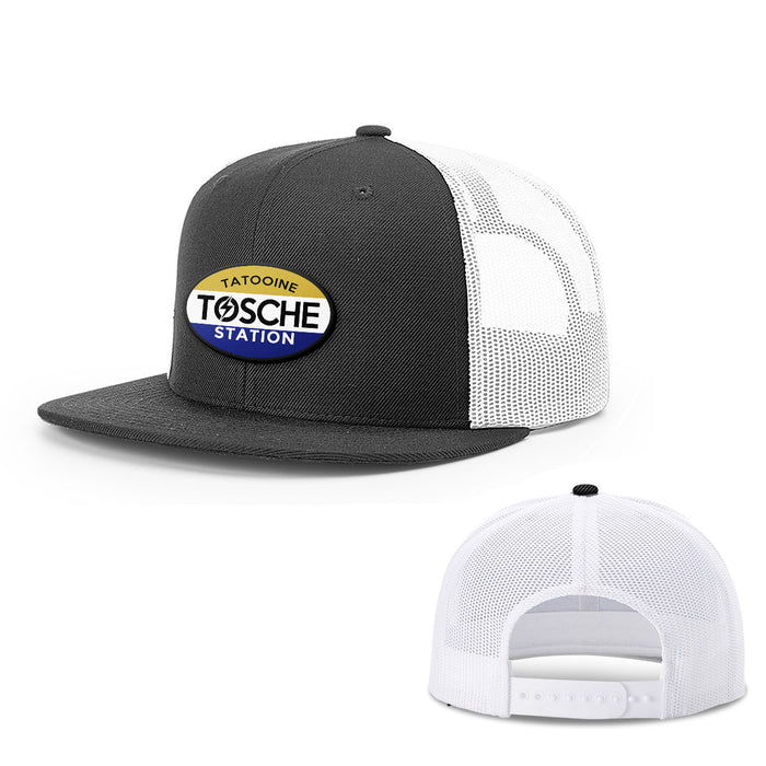 Snapback Flatbill / Black and White / One Size