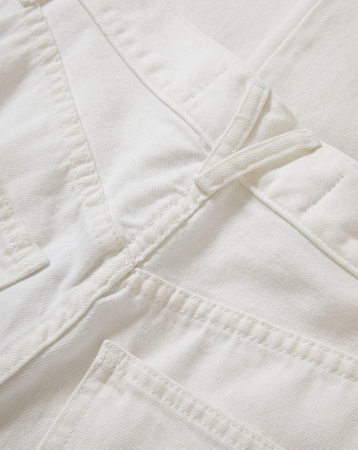 Veronica Beard Taylor Cropped Wide-Leg Jean - White