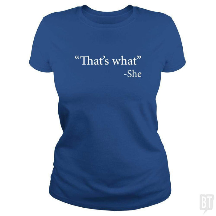 Classic Ladies Tee / Royal Blue / S