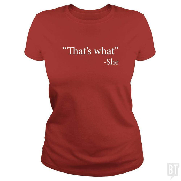 Classic Ladies Tee / Red / S
